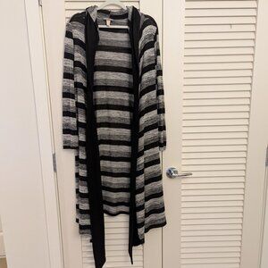 Pretty Young Thing Hooded Cardigan Duster XL